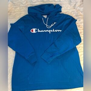 EUC-Men’s Long Sleeve Hooded Jersey Tee
Size: XL